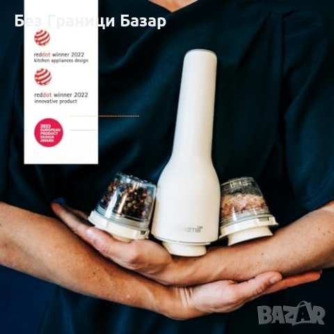 Нова Многофункционална Мелница FinaMill с USB Заряд за Подправки, снимка 6 - Други - 44156718