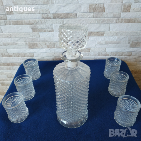 Чисто нов сервиз за вино - 7 части - Завод Китка, снимка 8 - Сервизи - 36345107