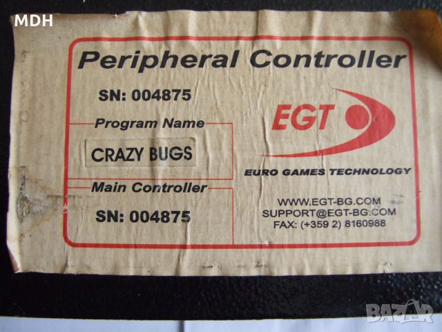 платка от игрален автомат  - CRAZY BUGS, снимка 2 - Друга електроника - 35980858