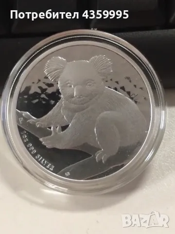 Сребърна монета "Коала", 1oz, Австралия, 2009г., снимка 2 - Нумизматика и бонистика - 48706342