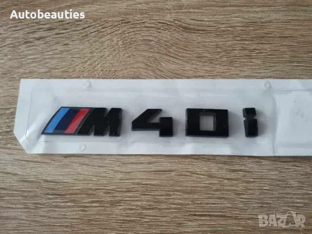 черна емблема BMW M40i малък размер
