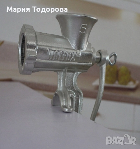 Ръчна месомелачка от неръждаема стомана Pelitte, снимка 8 - Аксесоари за кухня - 52976184