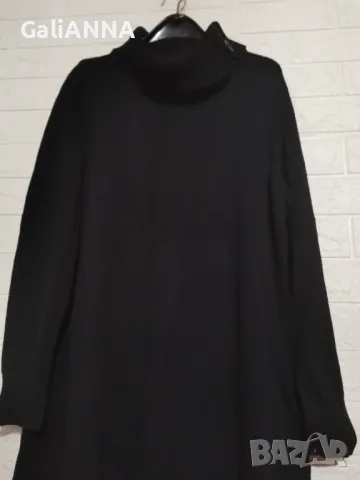 СТРАХОТНА РОКЛЯ ПЛЕТИВО С ВИСОКА ЯКА 3XL