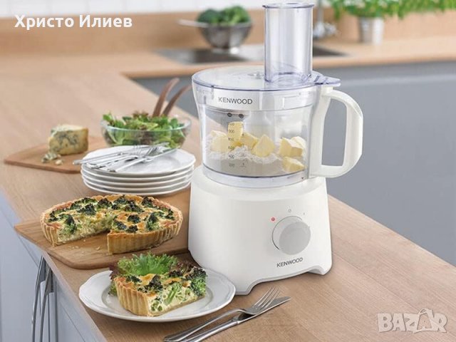 Кухненски робот 3 в 1 рязане месене стръргане Kenwood MultiPro 800 W 2,1 литра купа, снимка 3 - Кухненски роботи - 41480536