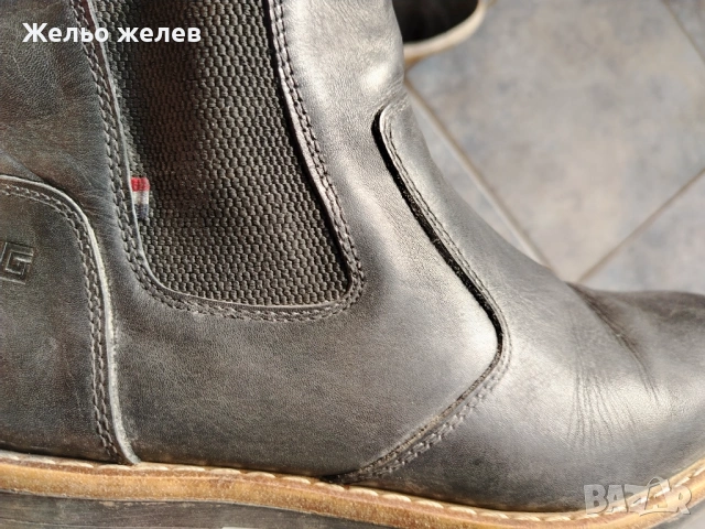 Ботуши естествена кожа,44номер боти 44номер с цип, снимка 14 - Мъжки ботуши - 51702230