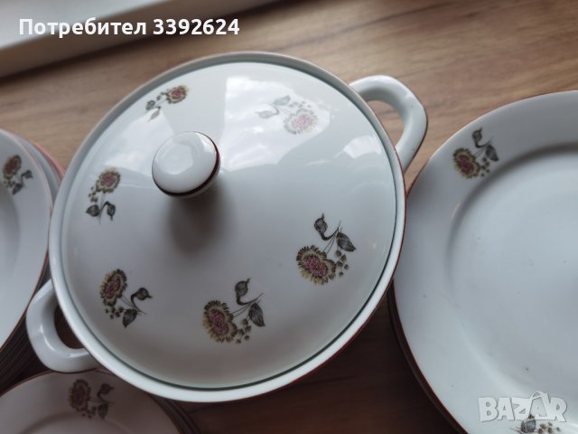 Сервиз КИТКА, български порцелан , снимка 9 - Сервизи - 41080300