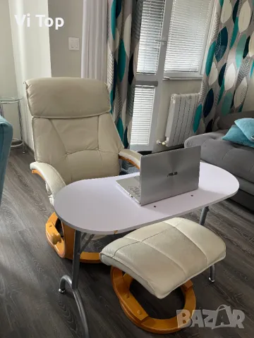 Кресло с табуретка , снимка 10 - Столове - 50311644