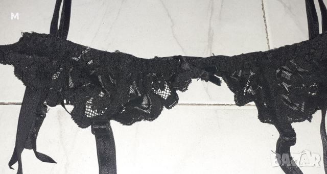 2 черни жартиерни колана, снимка 2 - Бельо - 36407608