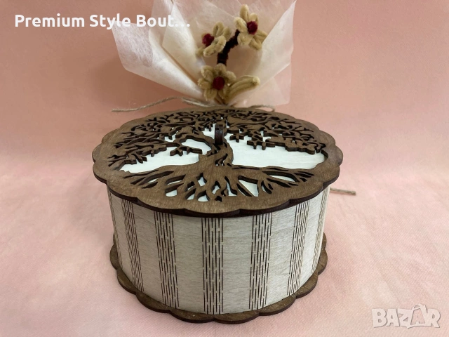 дървена кутия , снимка 4 - Други стоки за дома - 53747567