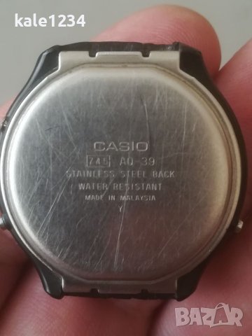 Ретро CASIO 745 aq-39. Vintage watch. Часовник CASIO. Dual time. Ana-digi , снимка 3 - Мъжки - 40898762