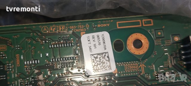 Mainboard 1-883-753-12 Y2009670A for Sony KDL-46HX725, снимка 2 - Части и Платки - 39573468