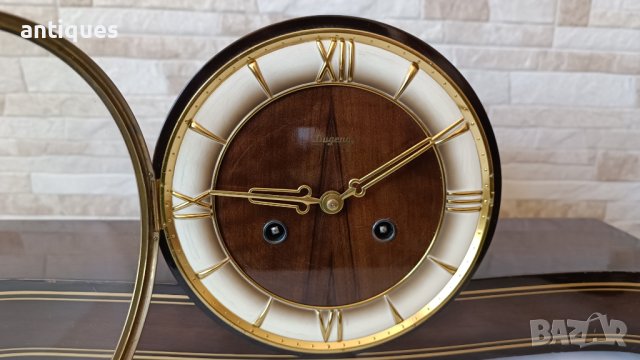 Стар каминен часовник - Dugena - Germany - Антика - 1960", снимка 7 - Антикварни и старинни предмети - 40920084