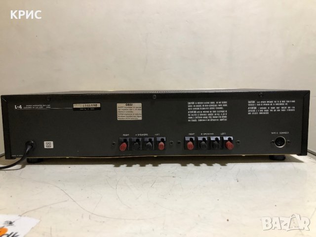 Luxman L-4, снимка 8 - Ресийвъри, усилватели, смесителни пултове - 42378275
