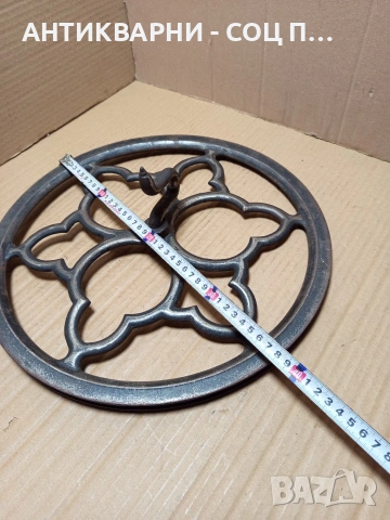 Старо Метално Колело От Стара Шевна Машина 3.500кг. НОМЕР 764., снимка 6 - Антикварни и старинни предмети - 53566695