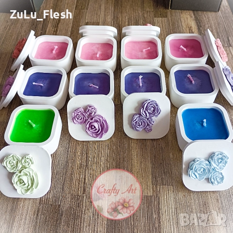 Керамична кутийка с аромата свещ