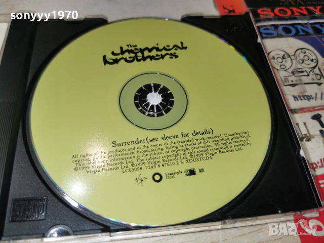 THE CHEMICAL BROTHERS CD 0603261040H2E6R, снимка 8 - CD дискове - 53731772