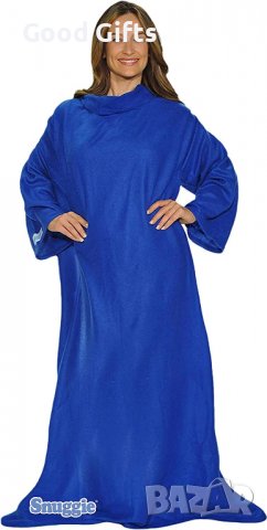 Меко и плюшено одеяло дреха с ръкави Snuggie, снимка 3 - Други - 39143028