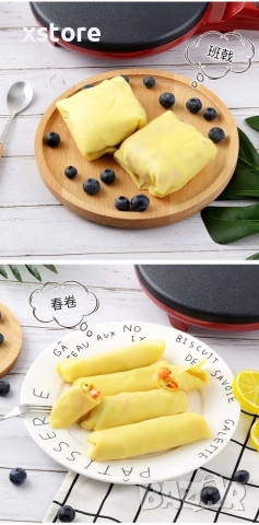 Електрически тиган за палачинки и пролетни рулца, снимка 5 - Съдове за готвене - 52695019