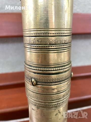 Стара бронзова мелница, снимка 2 - Антикварни и старинни предмети - 52741635