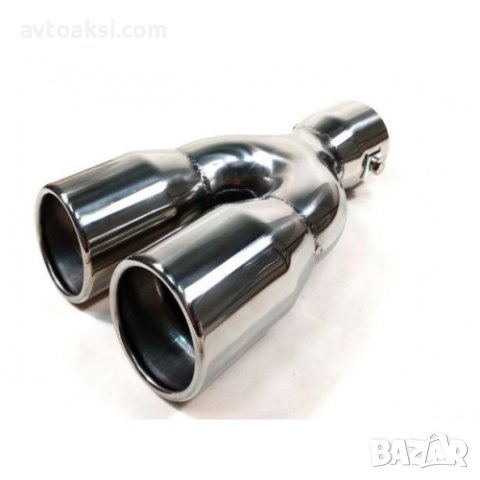 Накрайник Неръждаем за ауспух универсален-Y01, снимка 2 - Аксесоари и консумативи - 12892562