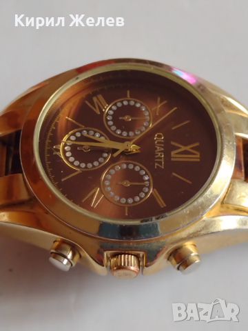Унисекс часовник ръчен много красив стилен дизайн с кристали Сваровски - 26494, снимка 3 - Други - 36133367