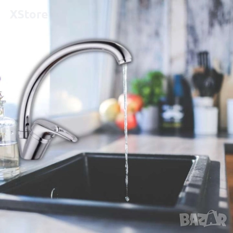 Смесител за вода, верт. с покр. от хром, снимка 4 - Смесители - 52588477