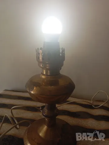 Стара настолна лампа, снимка 5 - Настолни лампи - 49914954