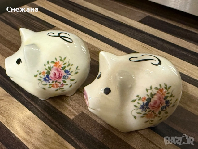 Порцеланов комплект за сол и пипер