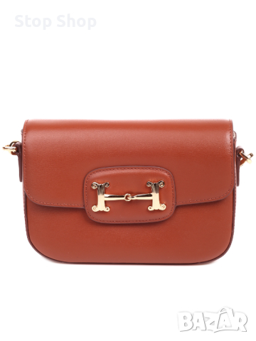 Елегантна дамска чанта от естествена кожа 