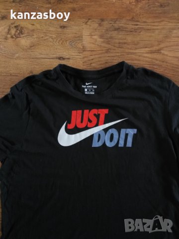  Nike NSW JUST DO IT - страхотна мъжка тениска КАТО НОВА, снимка 3 - Тениски - 35962437
