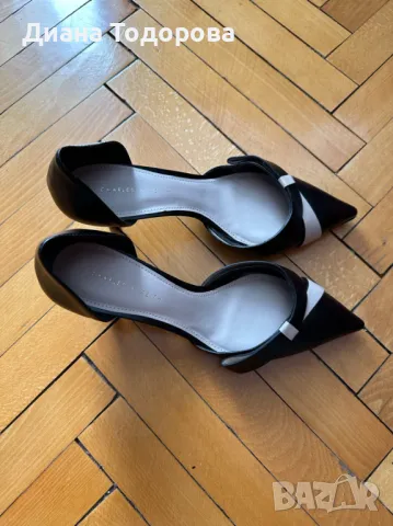 Елегантни средно високи дамски обувки 39-40 номер
