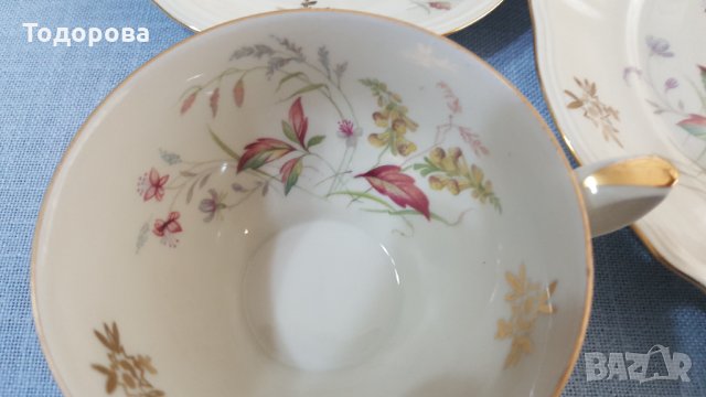 Порцеланов бароков сет за кафе , снимка 6 - Антикварни и старинни предмети - 35924529