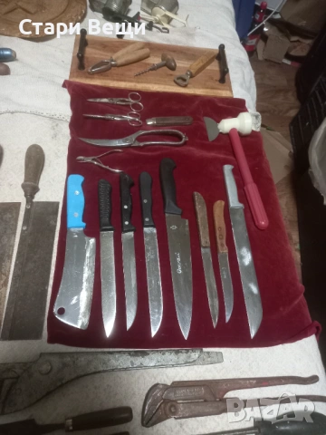 Стари ножове инструменти топори и сатъри, снимка 13 - Ножове - 53057926