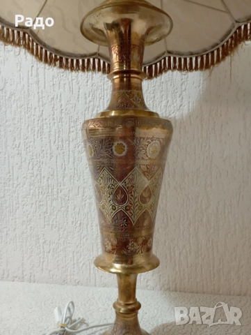 Комплект от две уникални много големи масивни бронзови лампи - лампа, снимка 4 - Антикварни и старинни предмети - 51471143