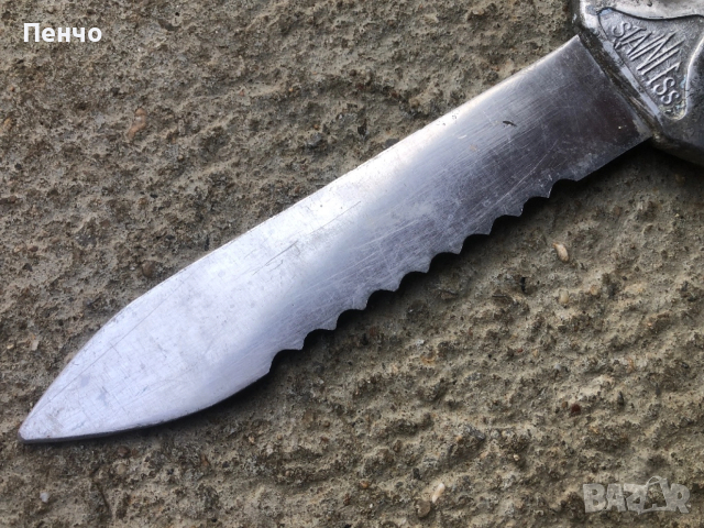 стар водолазен нож - MADE IN HUNGARY, снимка 7 - Ножове - 46403255