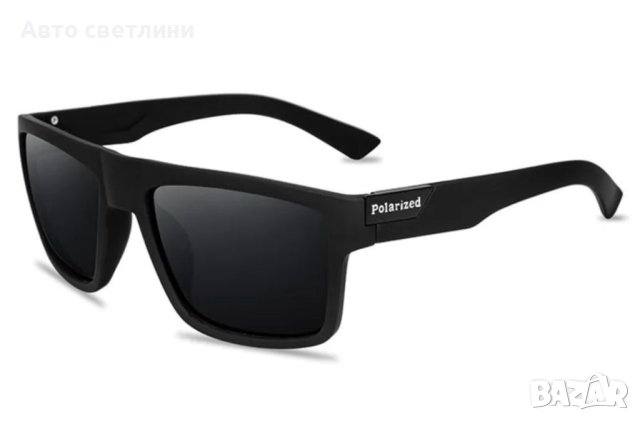 Луксозни поляризирани слънчеви очила Модни квадратни мъжки слънчеви очила Реколта Очила за шофиране 