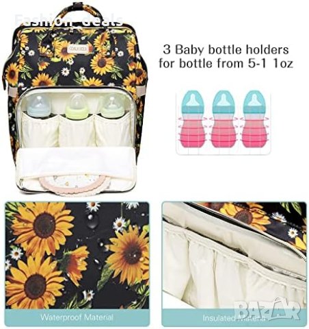 Нова Бебешка Раница Чанта за смяна на пелени с подложка/Майки Бебе, снимка 5 - Други - 41465957