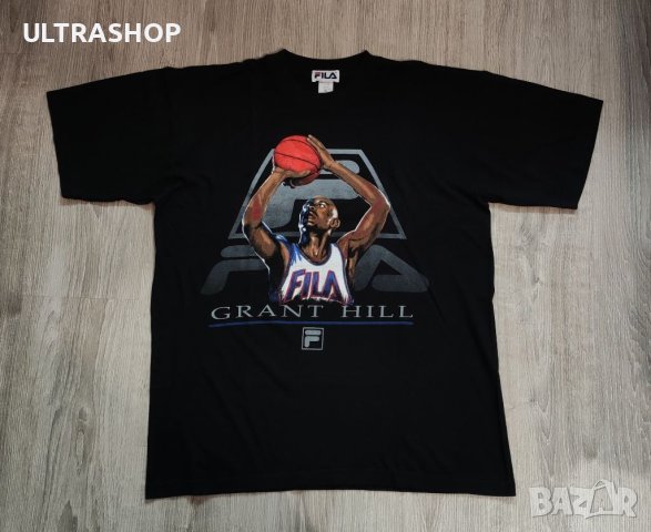 NBA XL Grant Hill Мъжка памучна тениска в отлично състояние, снимка 2 - Тениски - 40722084