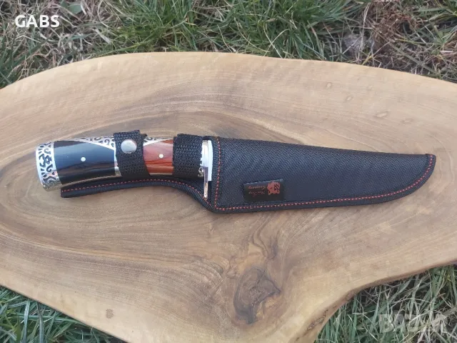 Масивен ловен нож Columbia с полутвърда текстилна кания,LN420, снимка 3 - Ножове - 49252184