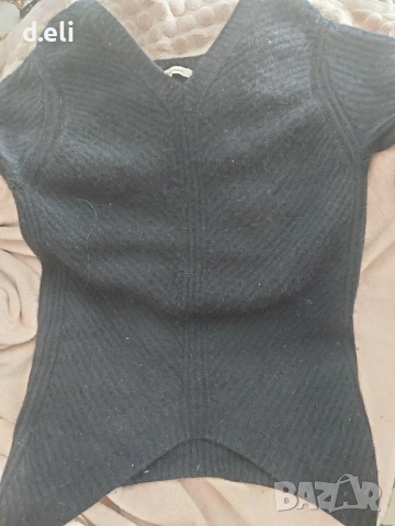 Clements Ribeiro Size S и  Rena Marx Size M 100% Кашмир Два пуловера S и М, снимка 4 - Блузи с дълъг ръкав и пуловери - 47580636