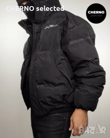 SEAN JOHN пухено яке с лого – Размер L•XL – Ново без етикети, снимка 7 - Якета - 52865205