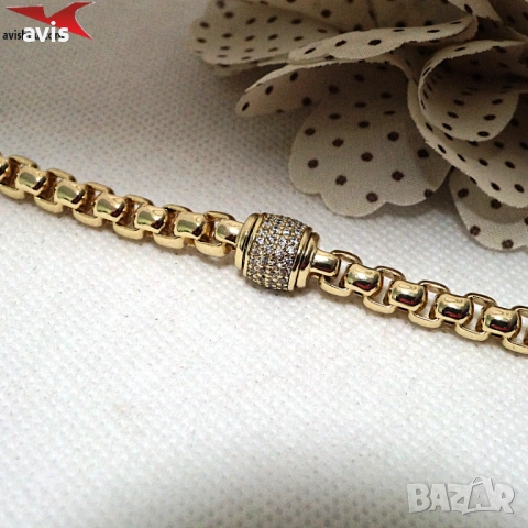 Гривна с 14К златно покритие 234867