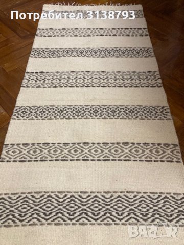 Вълнена черга/ тъкан килим, снимка 1 - Килими - 39721973