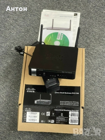 Cisco RV 215W безжичен Wireless-N VPN Router, снимка 1 - Рутери - 36080762