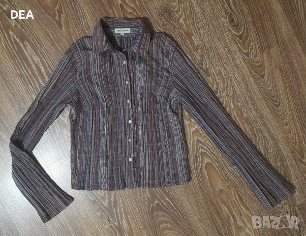 Кафява риза TERRANOVA M/L-5лв ПРОМОЦИЯ, снимка 1