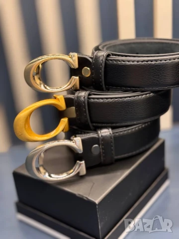 колани от естествена кожа в кутия coach , снимка 2 - Колани - 50698919