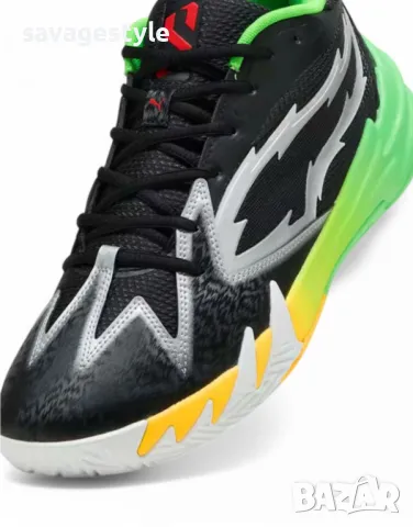 Мъжки маратонки PUMA x 2K Scoot Zeros Basketball Shoes Black/Multi, снимка 4 - Маратонки - 49526674