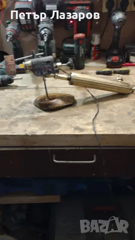 Бензинов поялник, снимка 3 - Настолни лампи - 49240481