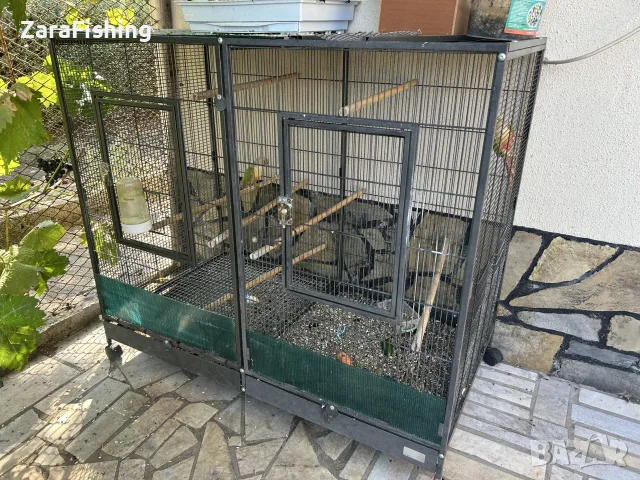 голяма клетка за папагали 