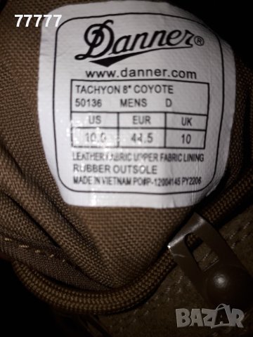 Кубинки Danner 44.5 номер, снимка 4 - Мъжки боти - 44228113